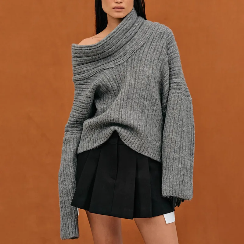 New Women Sweater Spring Autumn Long Sleeve Irregularity Pullovers Warm Bottoming Shirts Korean Fashion Sweater Knitwear Soft
New Women Sweater Spring Autumn Long Sleeve Irregularity Pullovers Warm Bottoming Shirts Korean Fashion Sweater Knitwear Soft