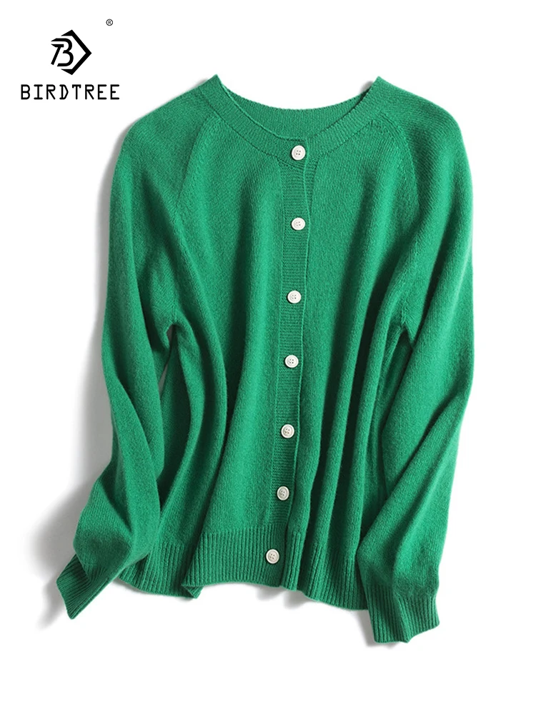 Birdtree 100% Wool Womens' Cardigans Single Breasted Round Collar Sweaters 2023 Fall Autumn Winter Office Lady Jackets T38147QC
Birdtree 100% Wool Womens' Cardigans Single Breasted Round Collar Sweaters 2023 Fall Autumn Winter Office Lady Jackets T38147QC