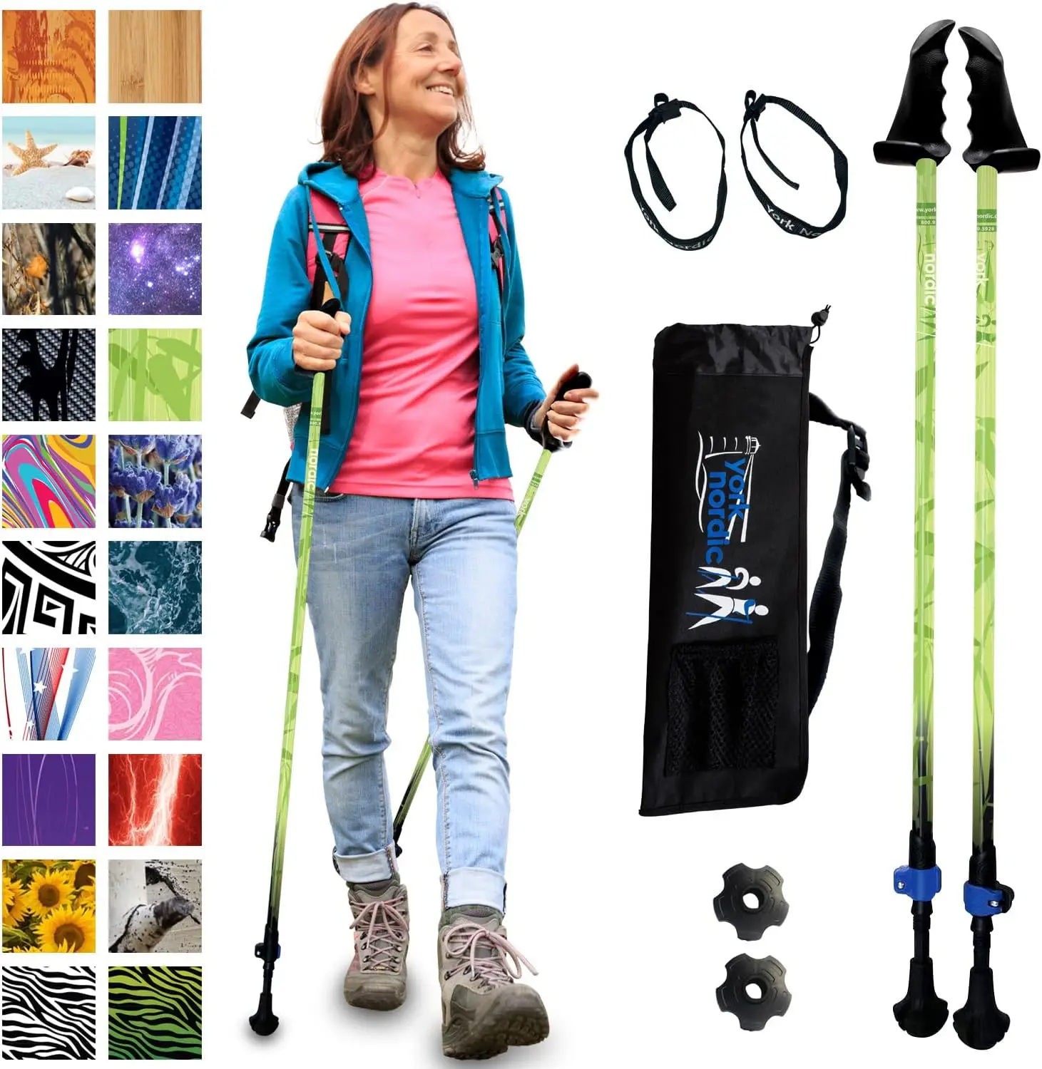 Adjustable Walking Poles for Balance & Rehab - Lightweight, Collapsible, 32-54" - Supports up to 230 lbs
Adjustable Walking Poles for Balance & Rehab - Lightweight, Collapsible, 32-54" - Supports up to 230 lbs