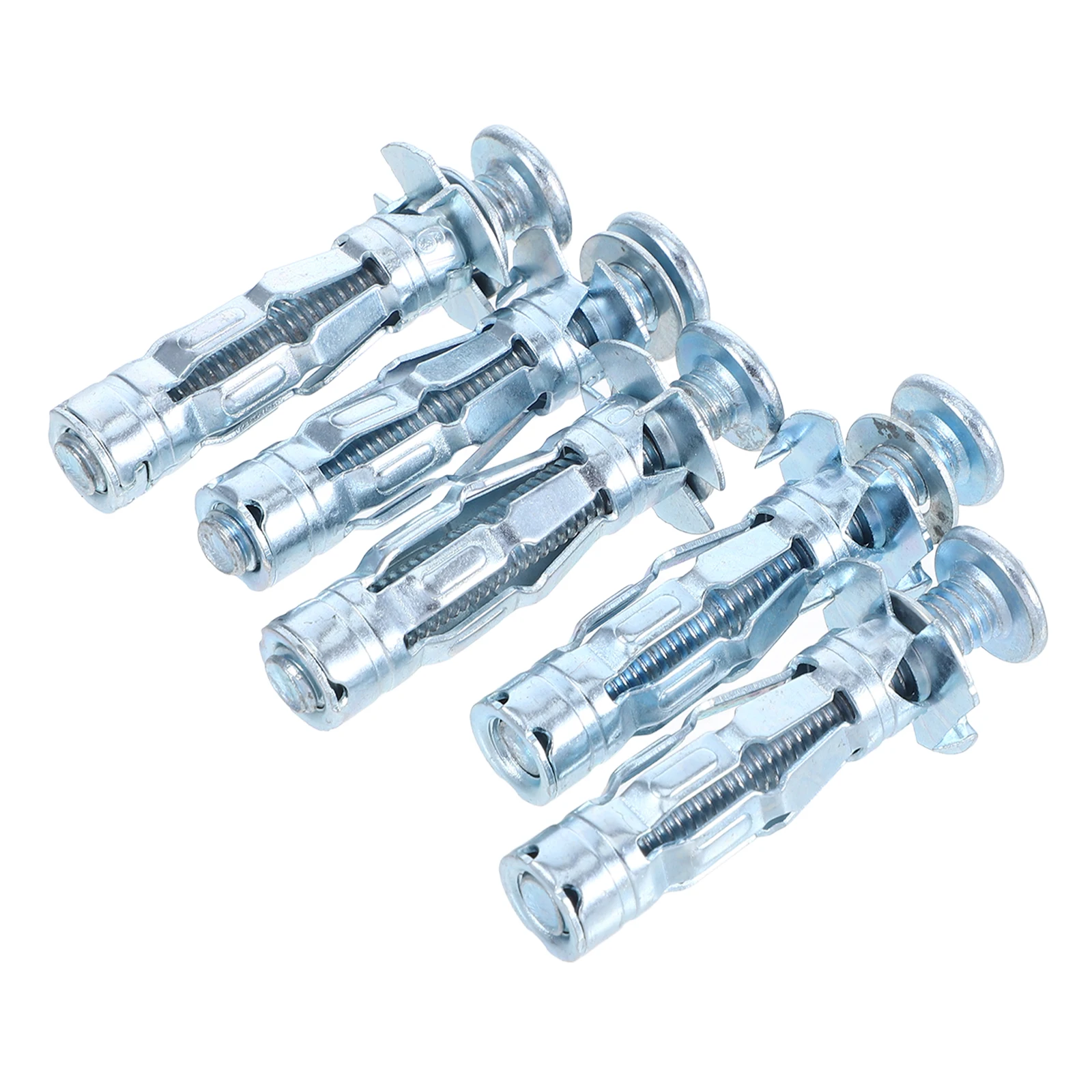5pcs Hollow Wall Anchors Carbon Steel Drywall Repair Kit Brick Expansion Screws Sturdy Versatile Ideal Renovation Easy
5pcs Hollow Wall Anchors Carbon Steel Drywall Repair Kit Brick Expansion Screws Sturdy Versatile Ideal Renovation Easy