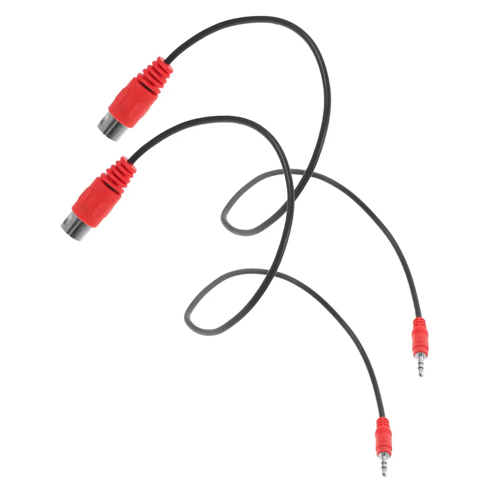 2 Pcs Audio Adapter Cable Midi Guitar Converter Mini Cord Copper 35mm Stereo Jack to 5-pin
2 Pcs Audio Adapter Cable Midi Guitar Converter Mini Cord Copper 35mm Stereo Jack to 5-pin