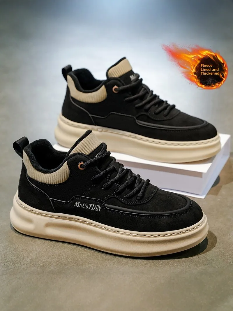 Men's Winter Fleece Lined Casual Work Shoes Thick Bottom Rubber Sole Anti-Slip Warm Cotton Shoes for Men Leisure Safety Work ...
Men's Winter Fleece Lined Casual Work Shoes Thick Bottom Rubber Sole Anti-Slip Warm Cotton Shoes for Men Leisure Safety Work ...