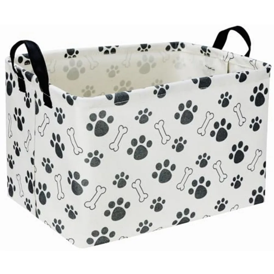 Rectangular Dog Basket, Dog Toy Bin, Dog Storage Basket Organizer.Waterproof PE Coating Puppy Storage Bin with Handles.Dog room
Rectangular Dog Basket, Dog Toy Bin, Dog Storage Basket Organizer.Waterproof PE Coating Puppy Storage Bin with Handles.Dog room