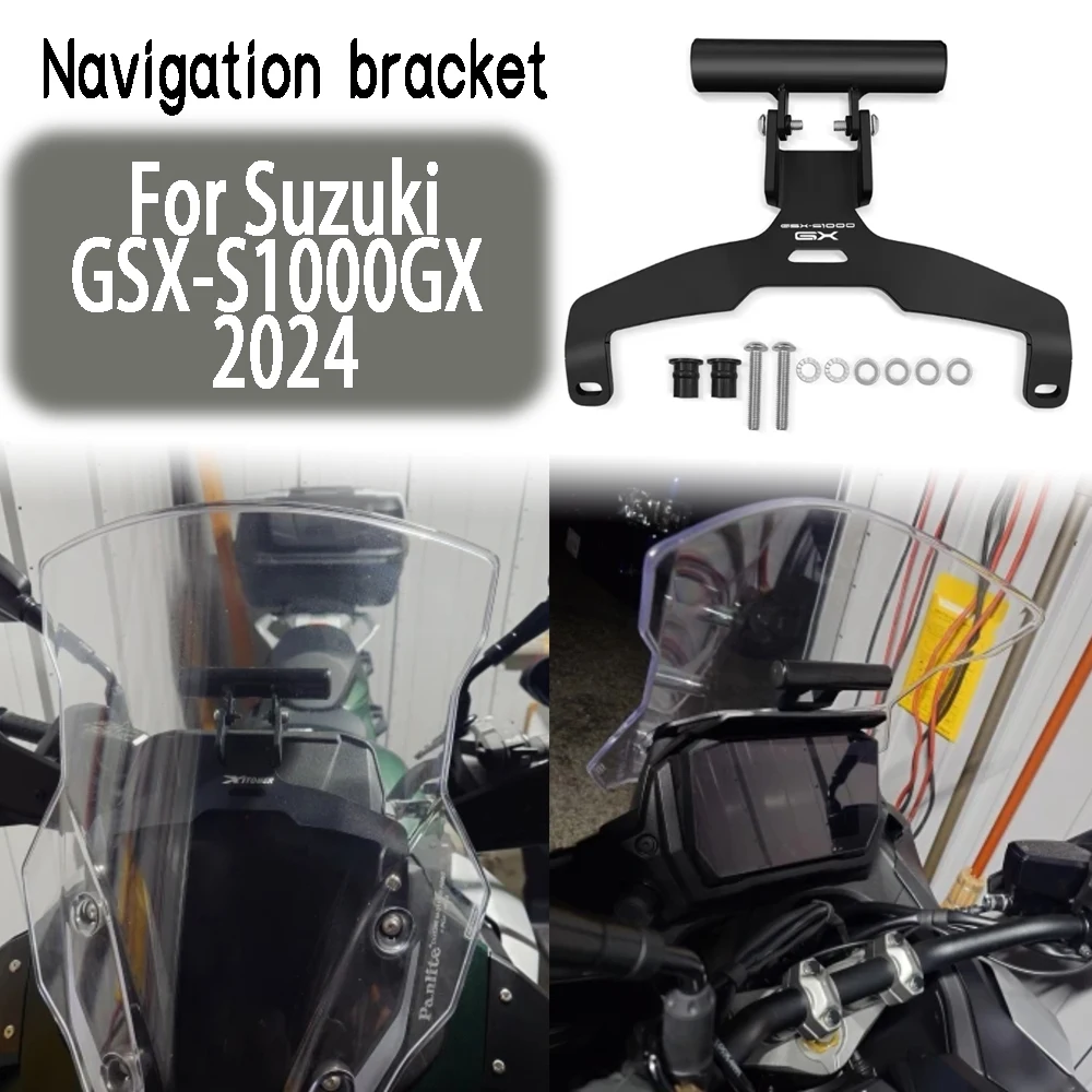 For Suzuki GSX-S1000GX 2025 GSX S1000 GX 2024 GPS navigation bracket, mobile phone bracket, motorcycle accessories
For Suzuki GSX-S1000GX 2025 GSX S1000 GX 2024 GPS navigation bracket, mobile phone bracket, motorcycle accessories