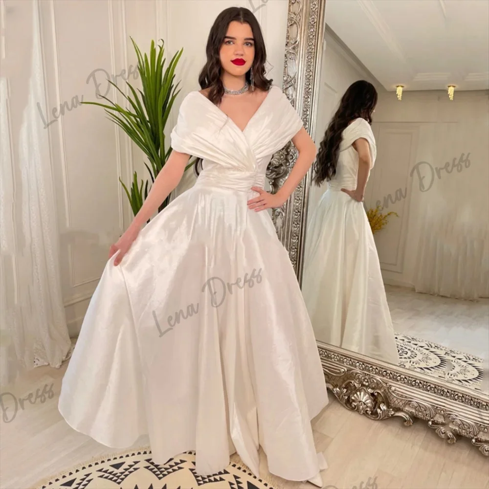 Lena Line A Gala Dresses Woman 2024 for Party Dress Es Satin Wedding Guest Dress Women Ivory White Ball Gowns Long Skirt V-neck
Lena Line A Gala Dresses Woman 2024 for Party Dress Es Satin Wedding Guest Dress Women Ivory White Ball Gowns Long Skirt V-neck
