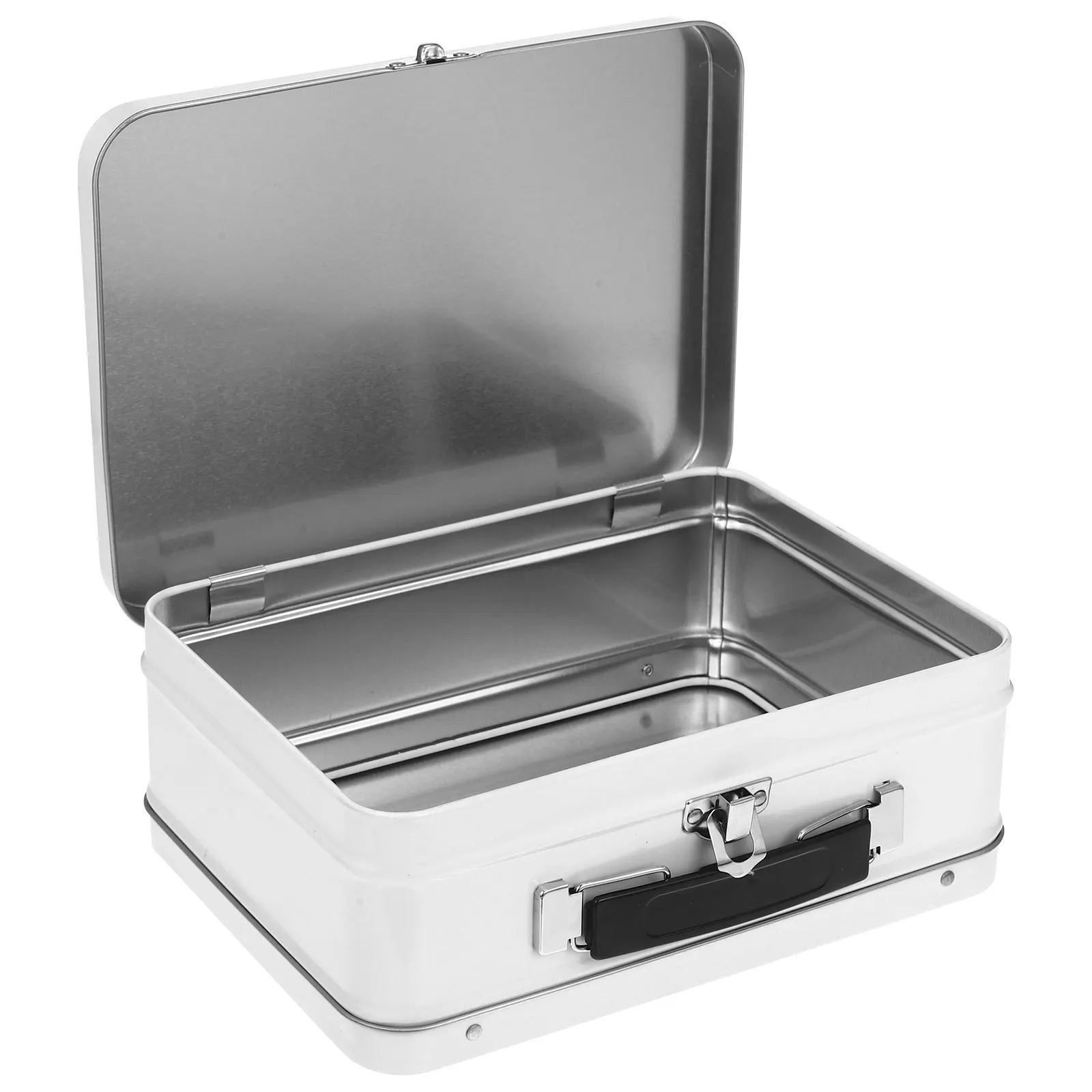 1pc Large Capacity Tinplate Storage Box Rectangular Metal Organizer For Jewelry Coins Cosmetics Desktop Gift Tin Carry Box
1pc Large Capacity Tinplate Storage Box Rectangular Metal Organizer For Jewelry Coins Cosmetics Desktop Gift Tin Carry Box