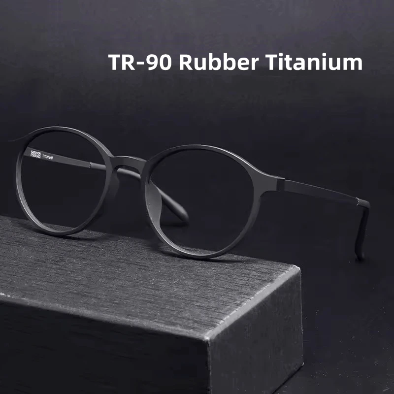 New Ultralight Titanium Alloy TR90 Glasses Retro Round Optical Prescription Eyeglasses Frame Men And Women 3050
New Ultralight Titanium Alloy TR90 Glasses Retro Round Optical Prescription Eyeglasses Frame Men And Women 3050