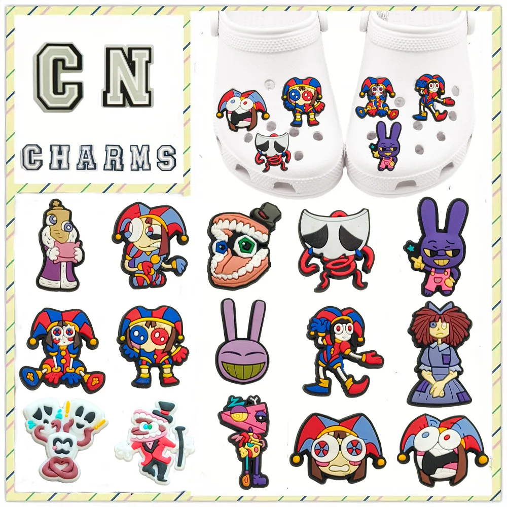 Hot 1pcs Funny Circus Series Charm Shoes Accessories DIY Clogs Sandals Garden Shoes child party Gift
Hot 1pcs Funny Circus Series Charm Shoes Accessories DIY Clogs Sandals Garden Shoes child party Gift