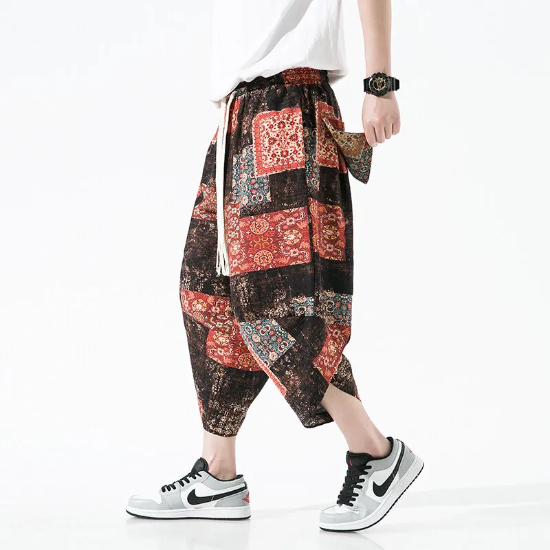 Лето 202, мужские пляжные брюки с тонким принтом, мужские повседневные шаровары до щиколотки, Hombre, мешковатые комбинезоны-карго
Лето 202, мужские пляжные брюки с тонким принтом, мужские повседневные шаровары до щиколотки, Hombre, мешковатые комбинезоны-карго