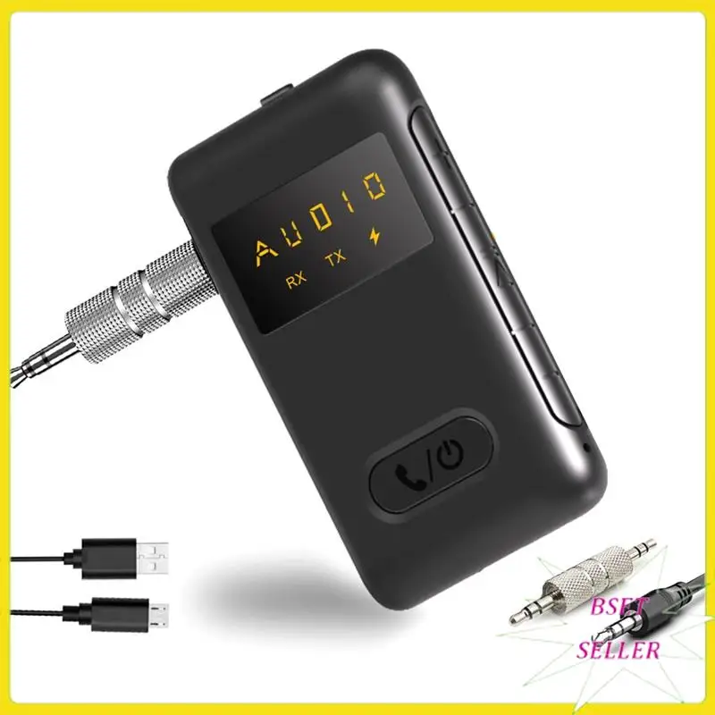 2 в 1, беспроводной Bluetooth-совместимый приемник 5,0, адаптер-передатчик, разъем 3,5 мм для автомобильного музыкального аудиоприемника для наушников, прочный
2 в 1, беспроводной Bluetooth-совместимый приемник 5,0, адаптер-передатчик, разъем 3,5 мм для автомобильного музыкального аудиоприемника для наушников, прочный