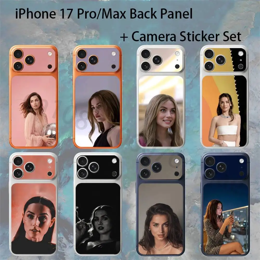Ana de Armas For iPhone 17 pro Max/17 pro Full Cover Decal Skin Wrap Colorful Rear Protective Sticker Film
Ana de Armas For iPhone 17 pro Max/17 pro Full Cover Decal Skin Wrap Colorful Rear Protective Sticker Film