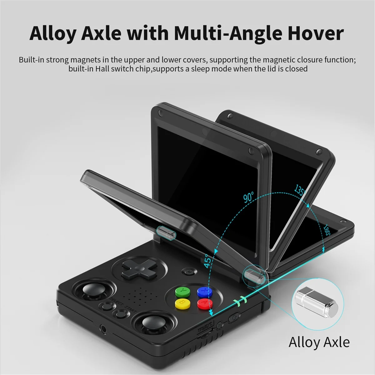 ATP6 RG34XXSP Flip Handheld Game Console 3.4 Inch IPS Screen 64G 5K Games 3300mAh Foldable WIFI Retro Video Gaming Player,D
ATP6 RG34XXSP Flip Handheld Game Console 3.4 Inch IPS Screen 64G 5K Games 3300mAh Foldable WIFI Retro Video Gaming Player,D