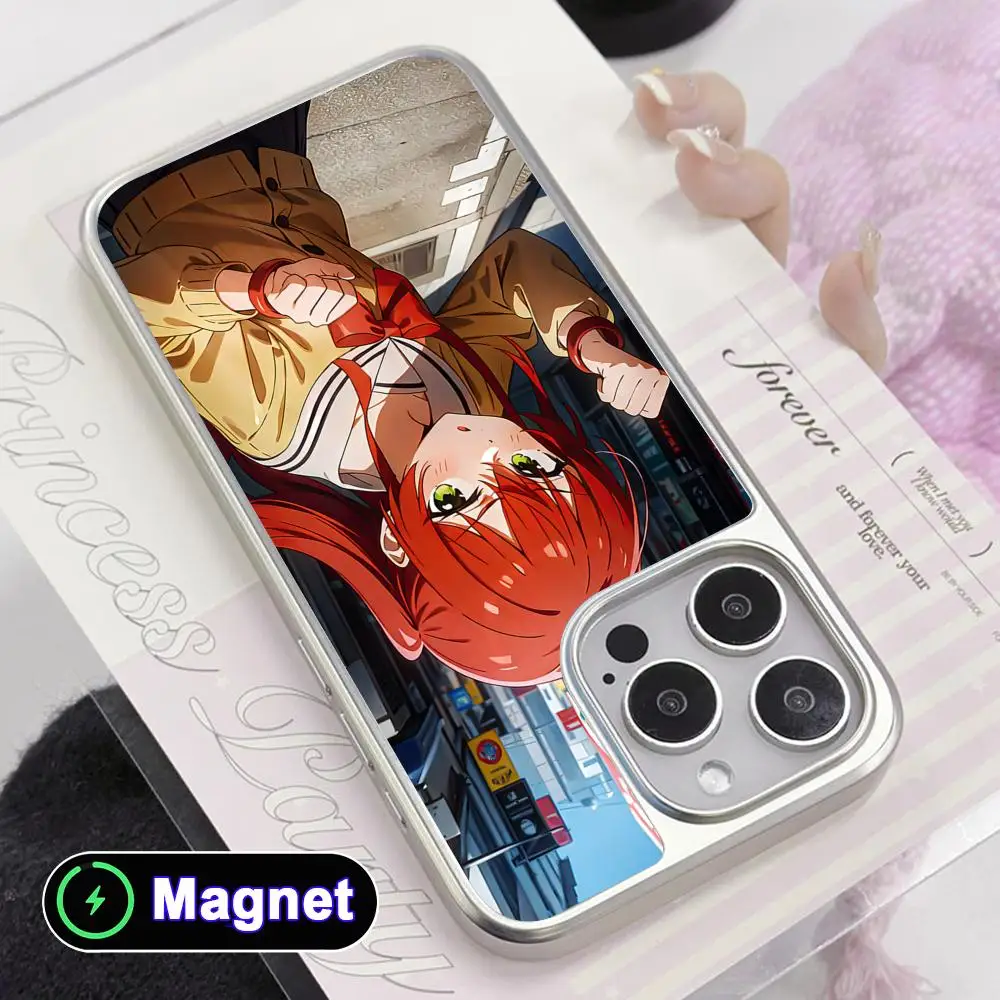 Bocchi Rock Ikuyo Kita Phone Case for iPhone 17 16 15 14 13 12 11 Air Pro Max Plus Electroplated Silver Magnet Cover
Bocchi Rock Ikuyo Kita Phone Case for iPhone 17 16 15 14 13 12 11 Air Pro Max Plus Electroplated Silver Magnet Cover