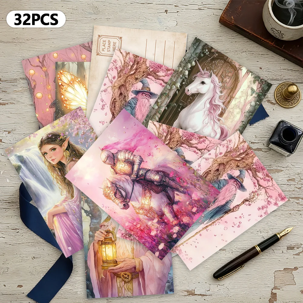 32pcs,soft pink fairy tale postcards,decorations/greeting cards/postcards,high-definition printing,collectible and can be mailed
32pcs,soft pink fairy tale postcards,decorations/greeting cards/postcards,high-definition printing,collectible and can be mailed