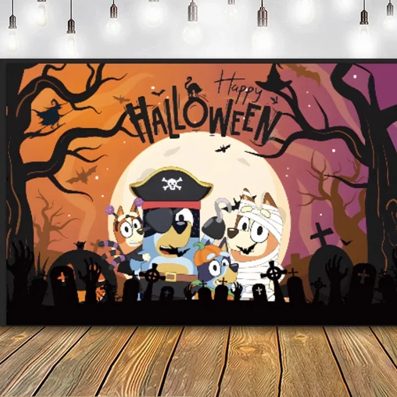 Bluey Animat Bluey, тема семьи бинго, искусственная картина, декоративный фон, ткань для Хэллоуина, праздник, специальная ткань для фона
Bluey Animat Bluey, тема семьи бинго, искусственная картина, декоративный фон, ткань для Хэллоуина, праздник, специальная ткань для фона