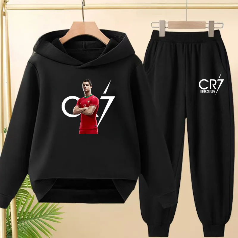 Children's Hoodie CR7 Football Idol Print Boys Girls Toddler3-12Yrs Top+Pants 2P Charming Coat Clothing Casual Fashion Brand Set
Children's Hoodie CR7 Football Idol Print Boys Girls Toddler3-12Yrs Top+Pants 2P Charming Coat Clothing Casual Fashion Brand Set