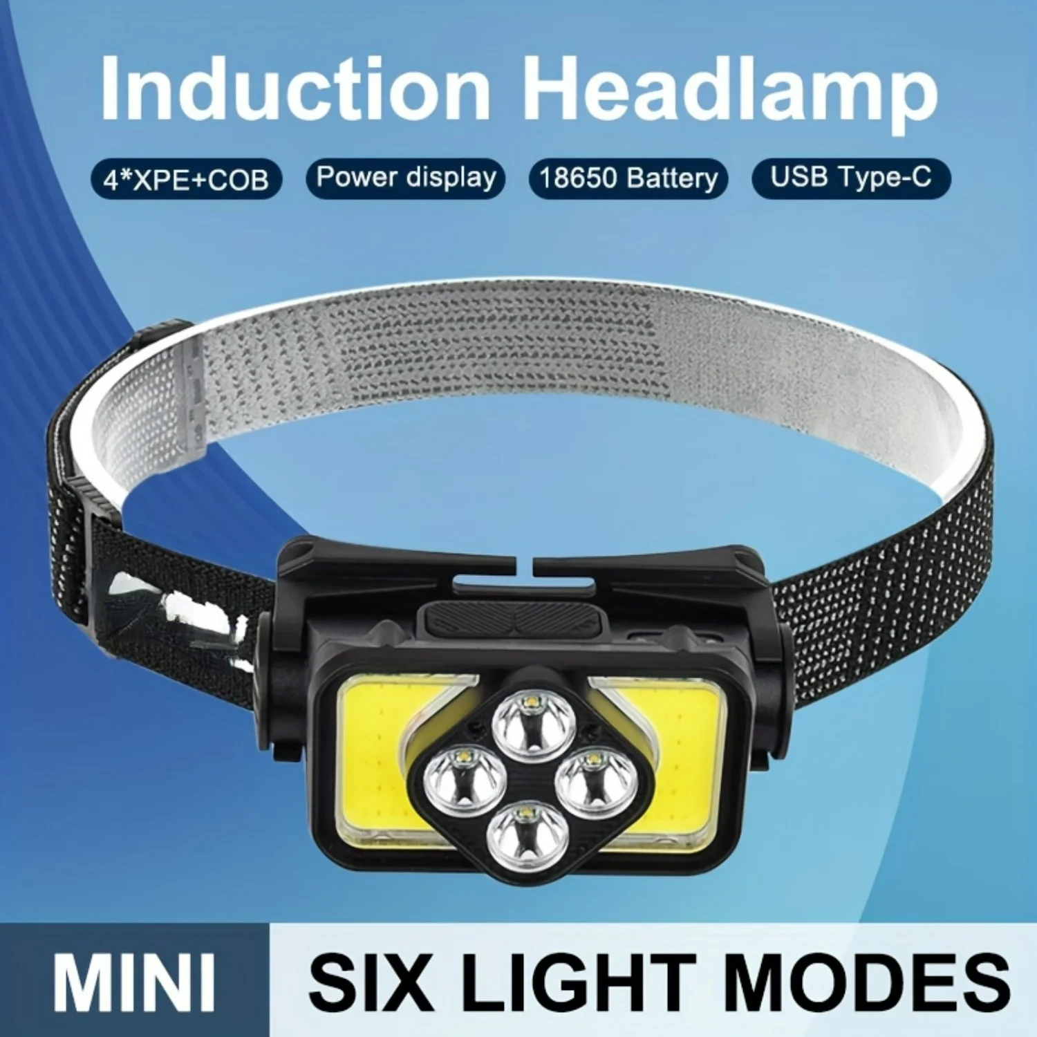 Ideal for outdoor travel, hiking, fishing, and mountain climbing, this compact and portable rechargeable LED headlamp features 6
Ideal for outdoor travel, hiking, fishing, and mountain climbing, this compact and portable rechargeable LED headlamp features 6