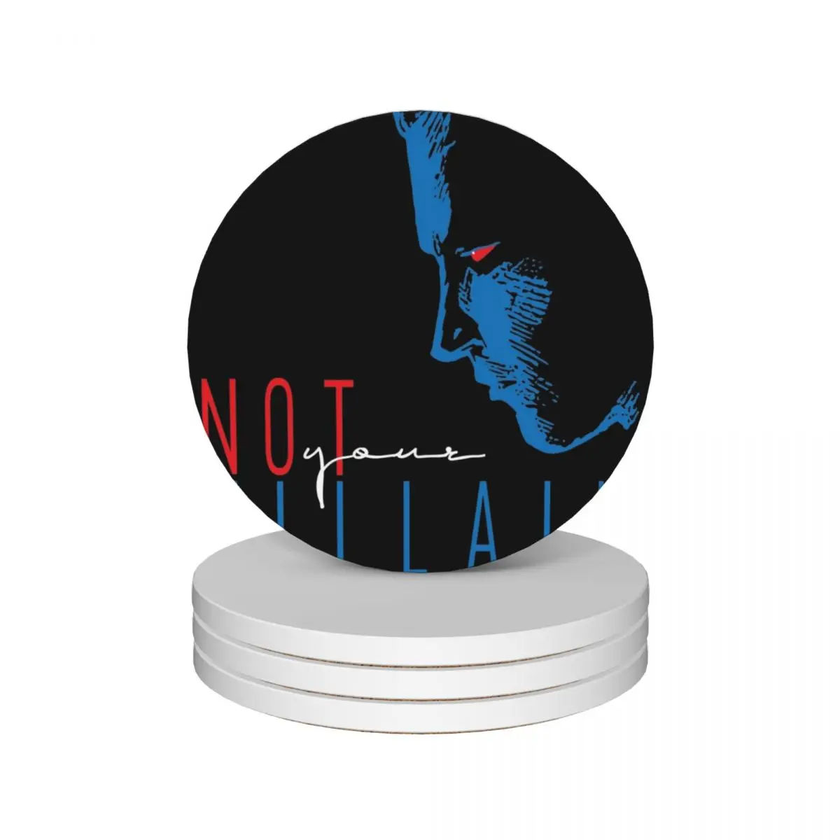 Not Your Villain Ceramic Coasters (Set of 4) cup set anti slip Coasters
Not Your Villain Ceramic Coasters (Set of 4) cup set anti slip Coasters