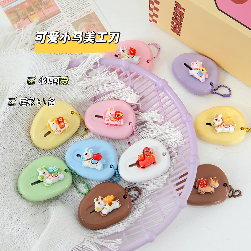 6Pcs Immediately Make Your Wish Series Cute Cartoon Utility Knife Unpacking Express Knife Candy Color Student Handmade Paper Cutter
6Pcs Immediately Make Your Wish Series Cute Cartoon Utility Knife Unpacking Express Knife Candy Color Student Handmade Paper Cutter