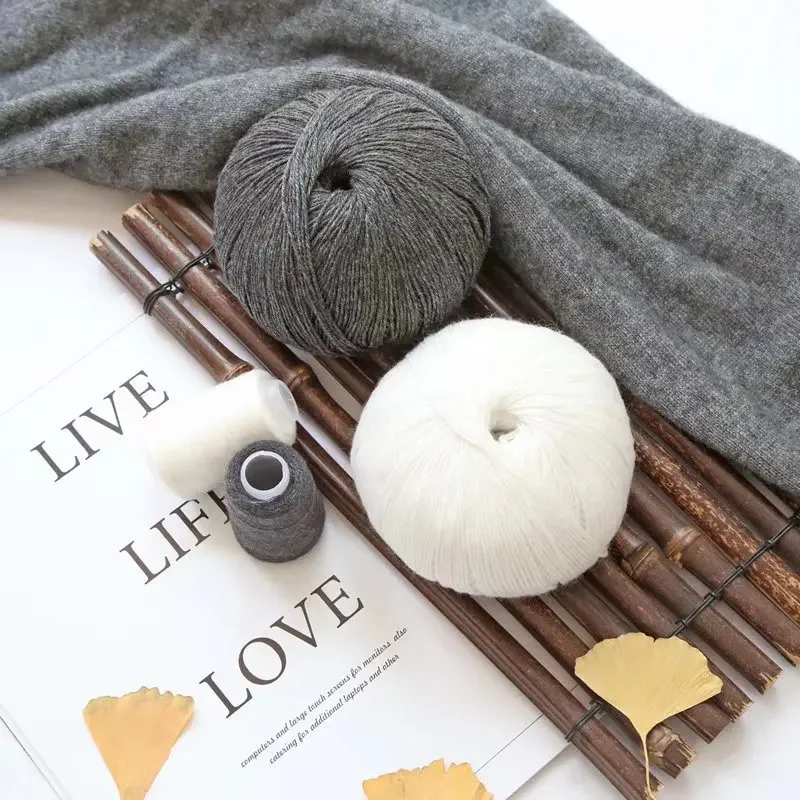 50+25g Soft Mink Cashmere Thread Knitting Yarn Wool Yarn For DIY Hand Knitting Sweater Scarf Gloves Sewing Crochet Thread
50+25g Soft Mink Cashmere Thread Knitting Yarn Wool Yarn For DIY Hand Knitting Sweater Scarf Gloves Sewing Crochet Thread