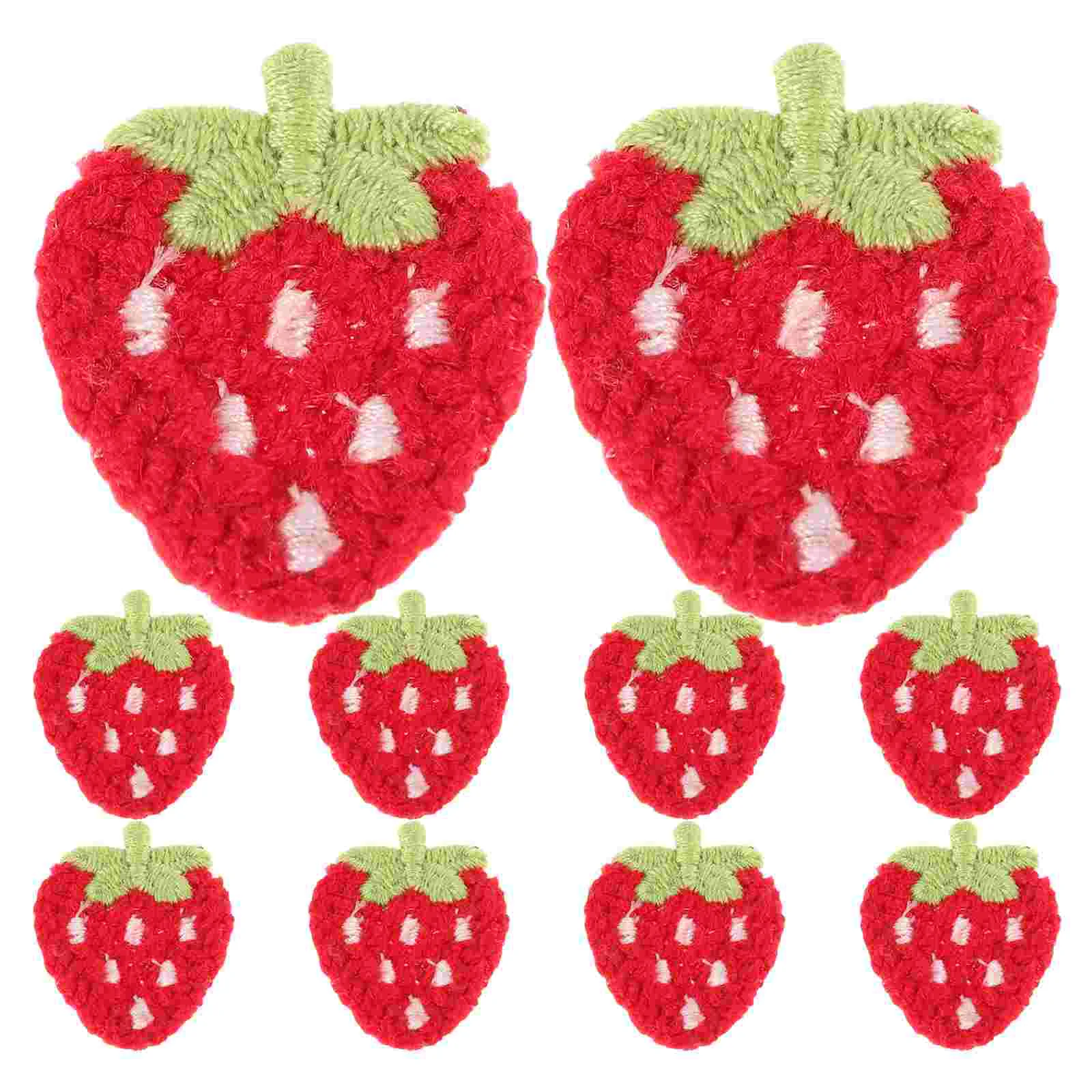 10 Pcs Fabric Accessories Fruit Embroidery Patch Strawberries Felt Iron Appliques
10 Pcs Fabric Accessories Fruit Embroidery Patch Strawberries Felt Iron Appliques