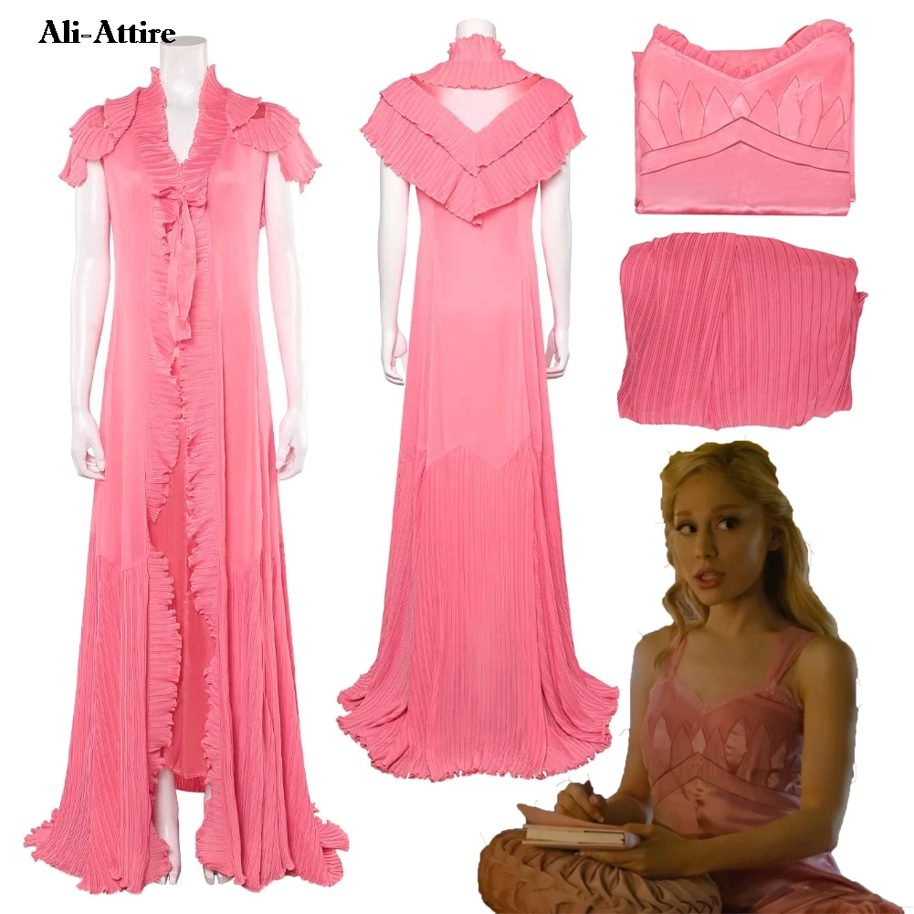 Wicked Glinda Cosplay Costume Pink Dresses Top Clothes For Women Adult Party Disguise Roleplay Halloween Costume Outfits Suit
Wicked Glinda Cosplay Costume Pink Dresses Top Clothes For Women Adult Party Disguise Roleplay Halloween Costume Outfits Suit