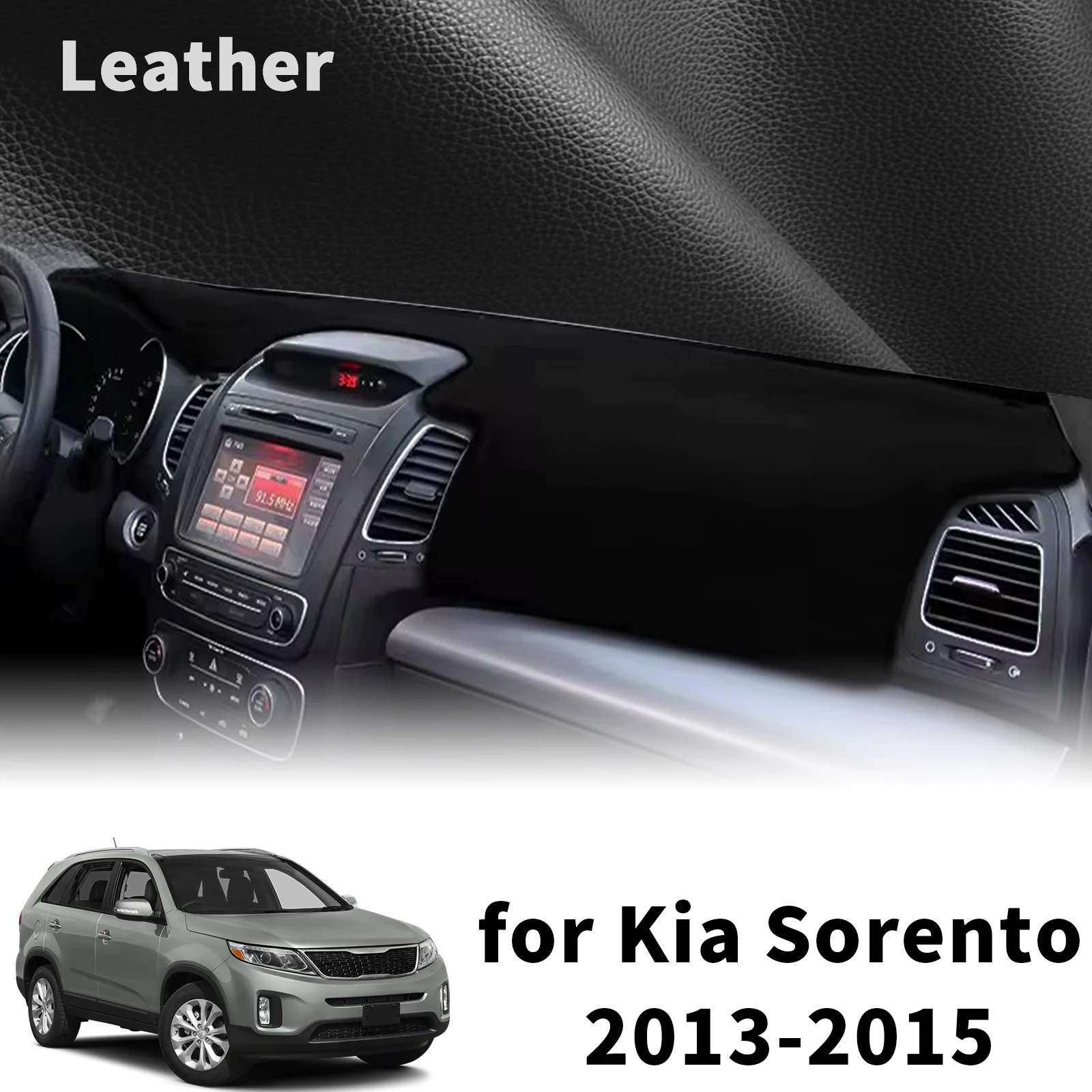for Kia Sorento 2013 2014 High Quality Dashboard Cover Dashmat Sunshade Anti‑UV Protector Dash Mat Pad Accessories
for Kia Sorento 2013 2014 High Quality Dashboard Cover Dashmat Sunshade Anti‑UV Protector Dash Mat Pad Accessories