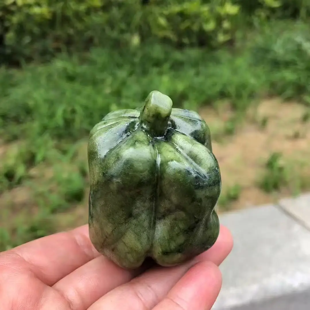 1 шт., колокольчик, статуя перца, натуральный змеевид, ручная резьба, целебный кристалл, кухонные украшения, украшение для дома, подарок
1 шт., колокольчик, статуя перца, натуральный змеевид, ручная резьба, целебный кристалл, кухонные украшения, украшение для дома, подарок