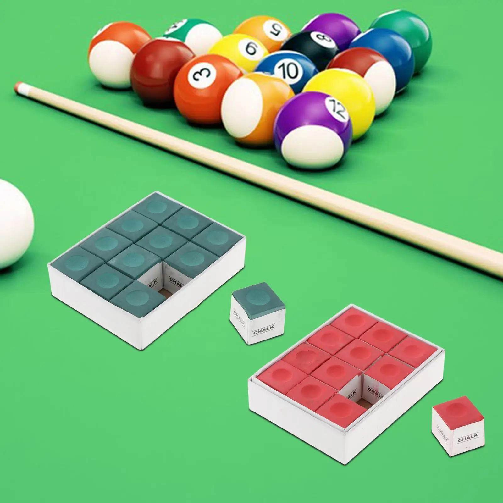 12-компонентные мелки для бильярдного кия, увеличивающие трение, легкие кубики для мела для бассейна, аксессуары для бильярда для бара, турнира бассейна
12-компонентные мелки для бильярдного кия, увеличивающие трение, легкие кубики для мела для бассейна, аксессуары для бильярда для бара, турнира бассейна