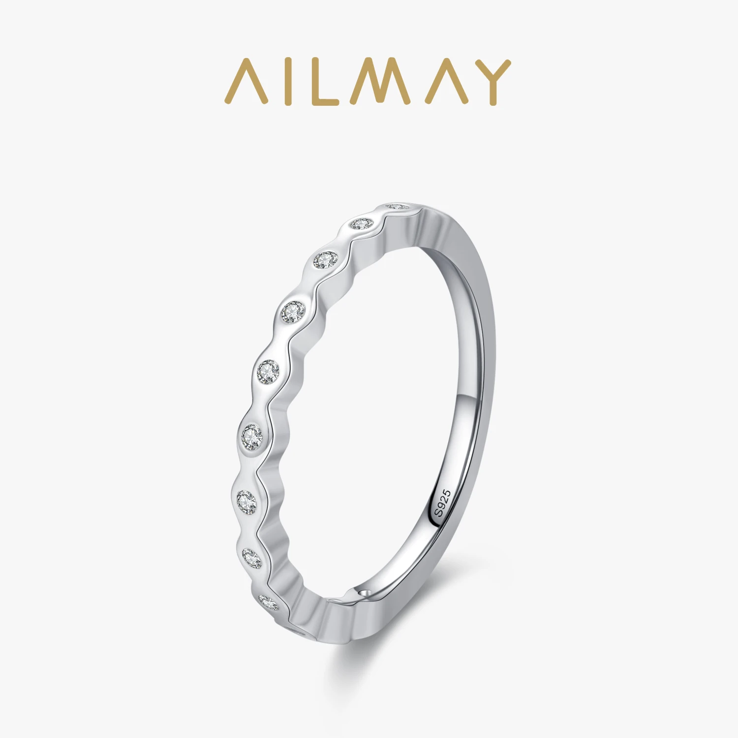 Ailmay 925 Sterling Silver Exquisite Simple Geometric Design CZ Stackable Rings For Women Classic Wedding Statement Jewelry
Ailmay 925 Sterling Silver Exquisite Simple Geometric Design CZ Stackable Rings For Women Classic Wedding Statement Jewelry