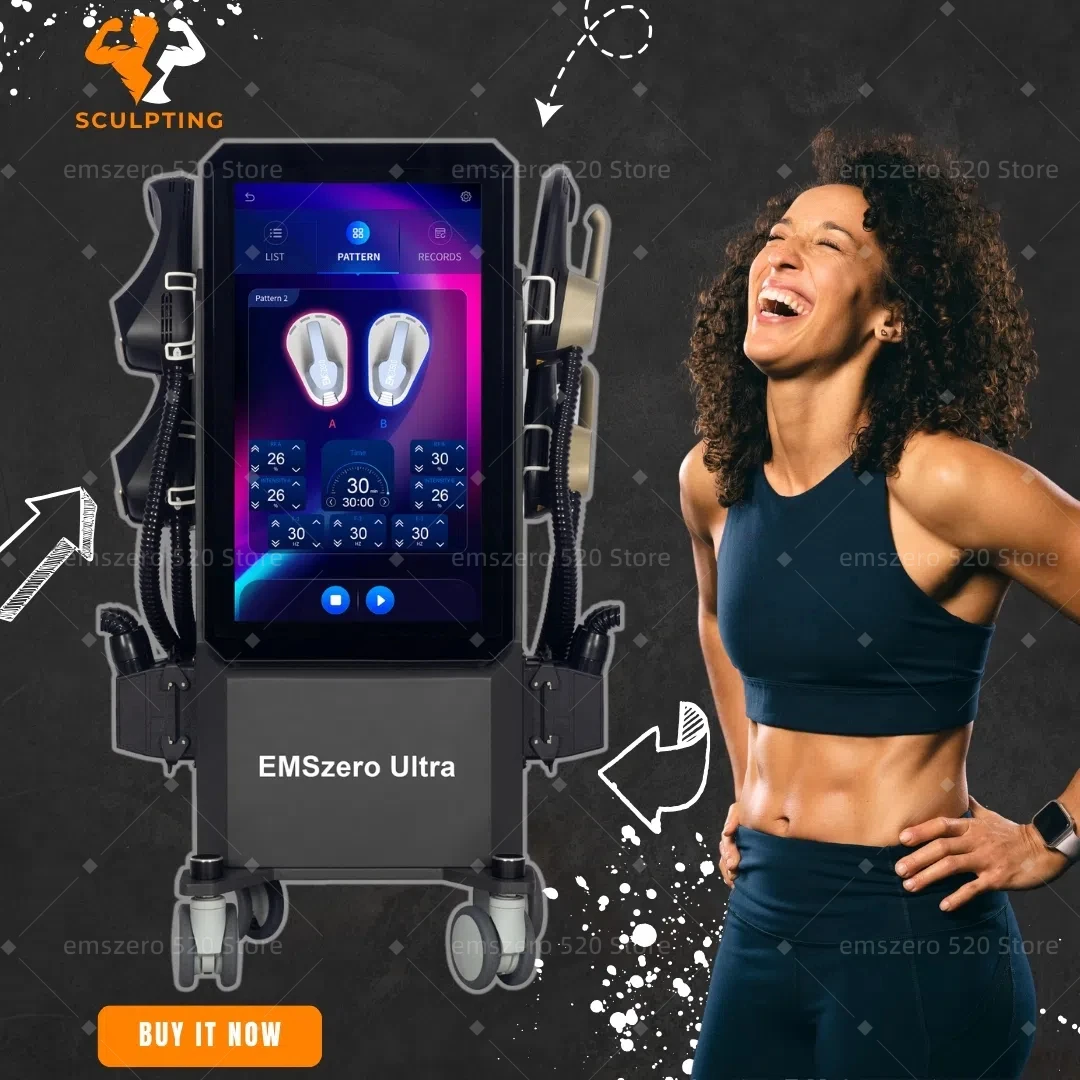 EMSZERO Ultra PRO Machines RF Nova Electromagnetic Sculpt Muscle Stimulator Professional Sculp 6500w 5 Handle Pelvic Girdle
EMSZERO Ultra PRO Machines RF Nova Electromagnetic Sculpt Muscle Stimulator Professional Sculp 6500w 5 Handle Pelvic Girdle