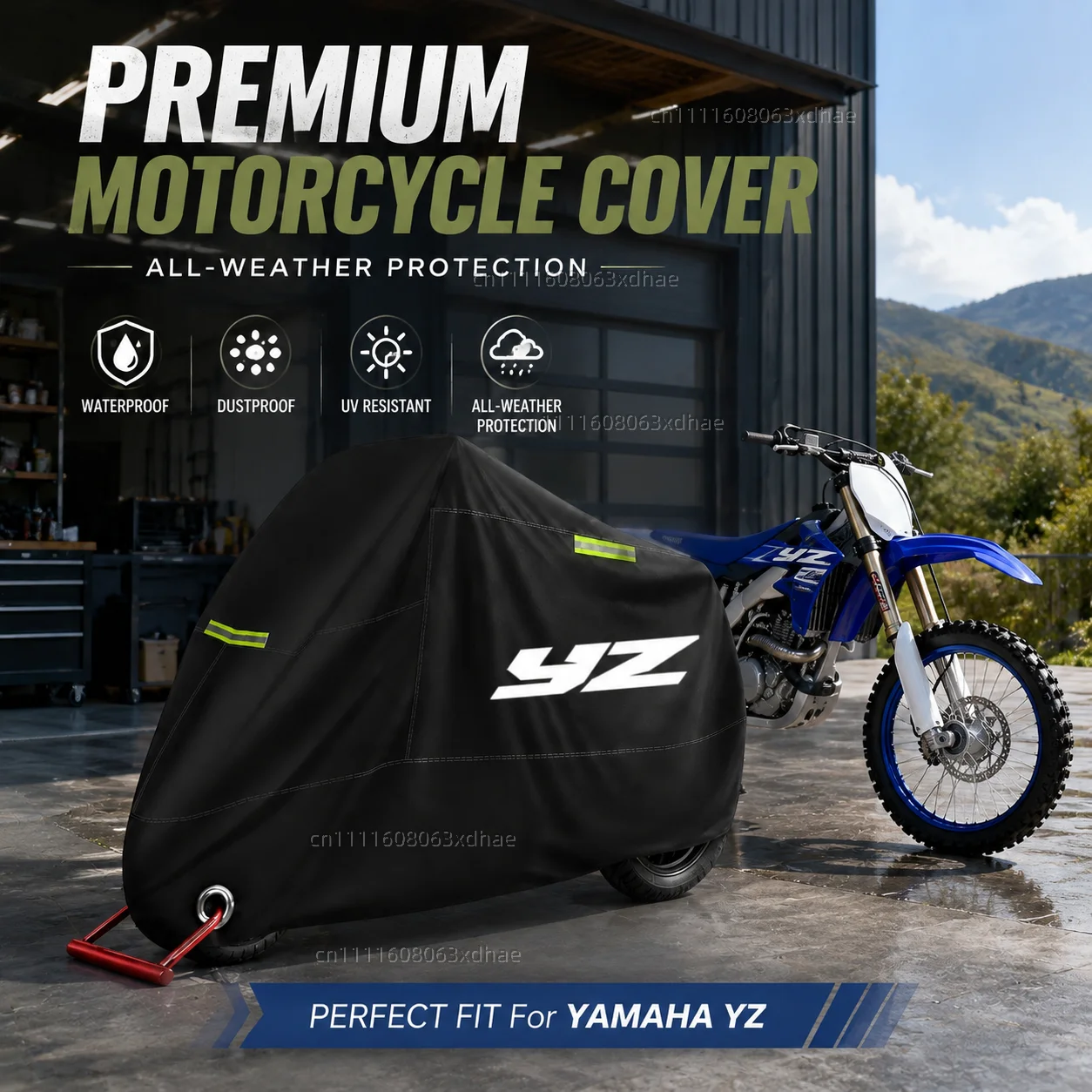 Motorcycle Full Cover Waterproof Rain Dustproof All Season 190T Oxford Cloth For For YAMAHA YZ 125 250F 250FX 450F 450FX 250 450
Motorcycle Full Cover Waterproof Rain Dustproof All Season 190T Oxford Cloth For For YAMAHA YZ 125 250F 250FX 450F 450FX 250 450