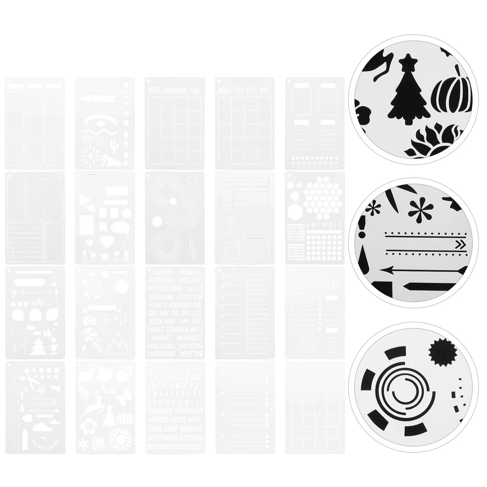 20pcs Hand Stencils For Journaling Pet Material Diy Painting Art Stencil Projects Planner Supplies Craft Stencils
20pcs Hand Stencils For Journaling Pet Material Diy Painting Art Stencil Projects Planner Supplies Craft Stencils