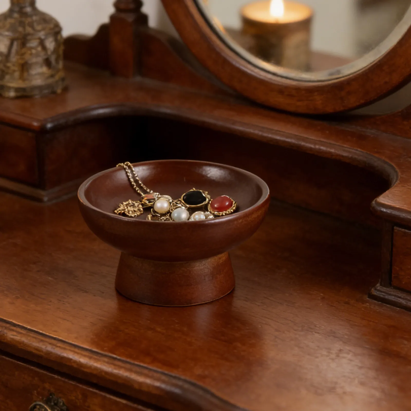 Wooden Jewelry Tray Natural Wood Grain Small Jewelry Organizer Tray for Rings Earrings Watches Necklaces Bracelet Display
Wooden Jewelry Tray Natural Wood Grain Small Jewelry Organizer Tray for Rings Earrings Watches Necklaces Bracelet Display