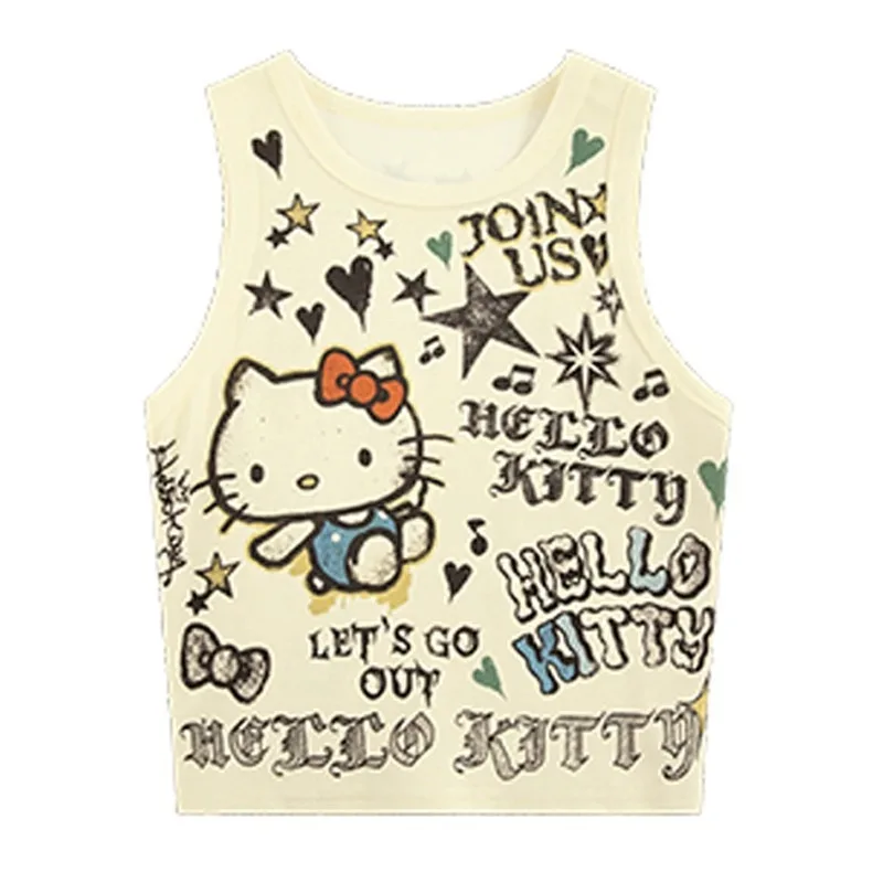 Japanese Fashion Printed Camisole Top for Women's Spring/summer Street Spicy Girl Printed Short Tank Top Female Clothing
Japanese Fashion Printed Camisole Top for Women's Spring/summer Street Spicy Girl Printed Short Tank Top Female Clothing