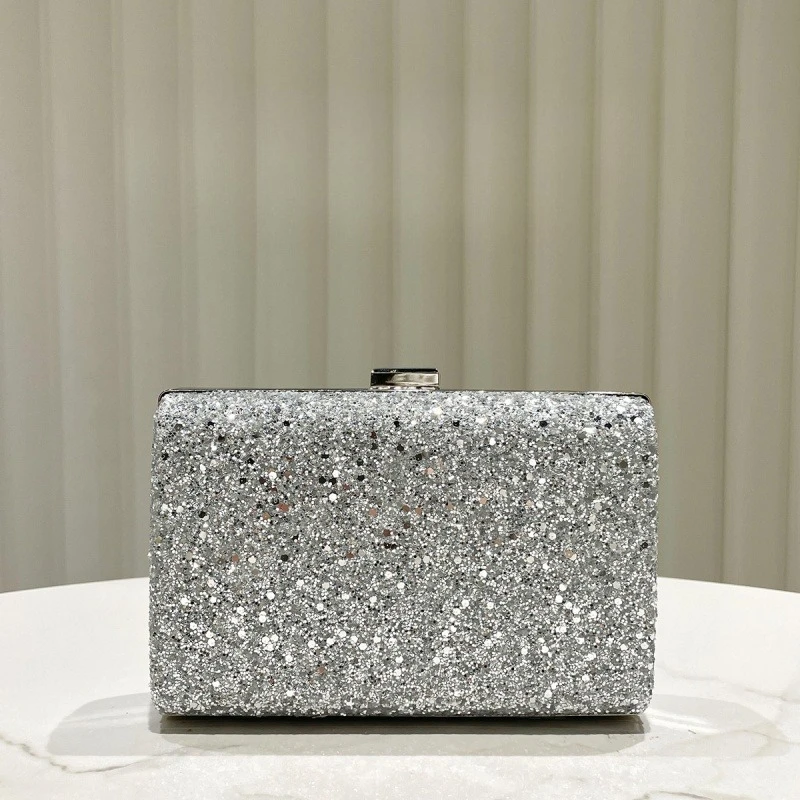 Fashionable Silver Evening Bags Women's Sparkle Glitter Clutch Purse Wedding/prom/cocktail Party Handbag Bolso Rosa Fiesta Mujer
Fashionable Silver Evening Bags Women's Sparkle Glitter Clutch Purse Wedding/prom/cocktail Party Handbag Bolso Rosa Fiesta Mujer