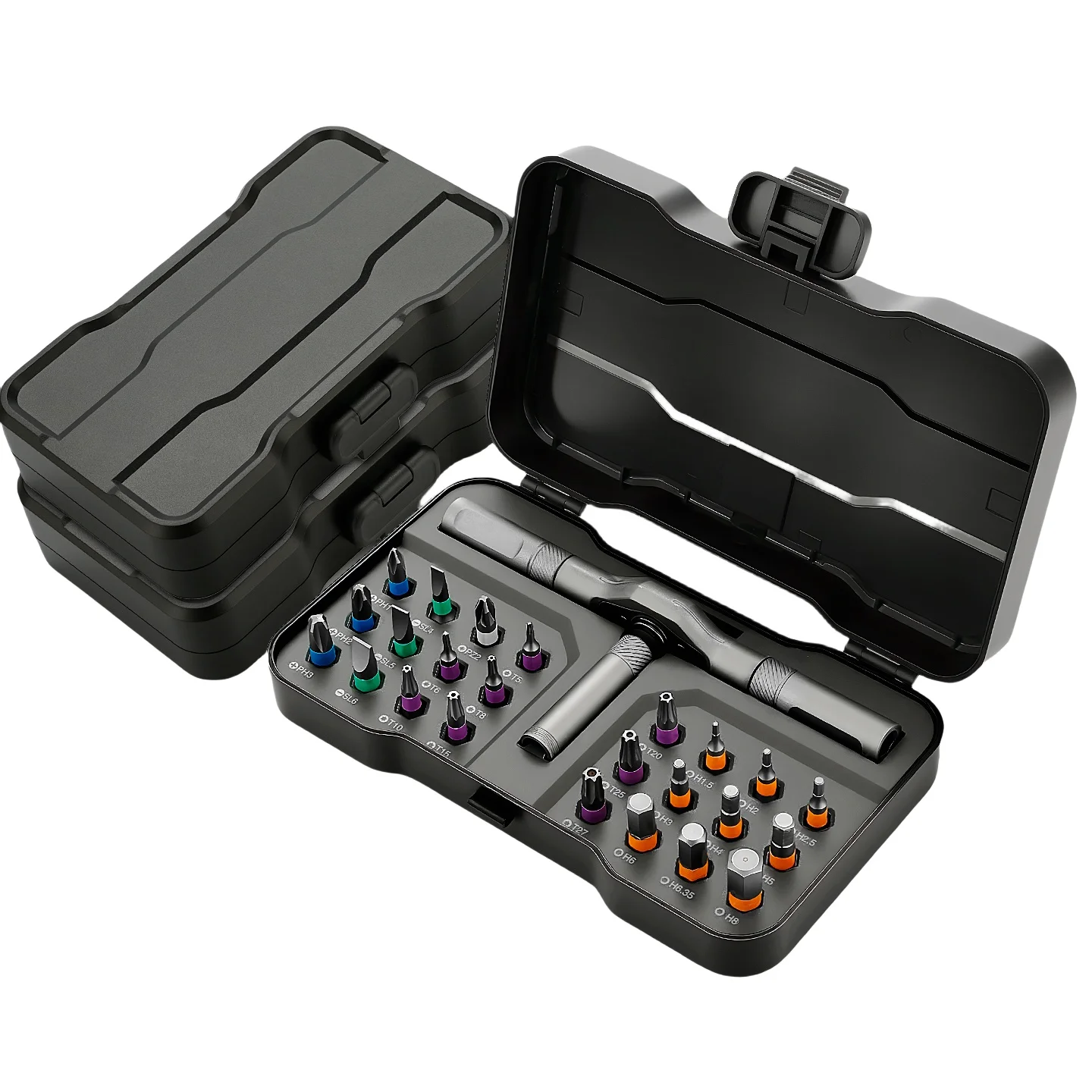 Многофункциональный набор отверток с храповым механизмом 24 в 1, комбинированный гаечный ключ, магнитные биты, набор инструментов для ремонта ПК, ручной инструмент для ремонта велосипедов, домашний
Многофункциональный набор отверток с храповым механизмом 24 в 1, комбинированный гаечный ключ, магнитные биты, набор инструментов для ремонта ПК, ручной инструмент для ремонта велосипедов, домашний