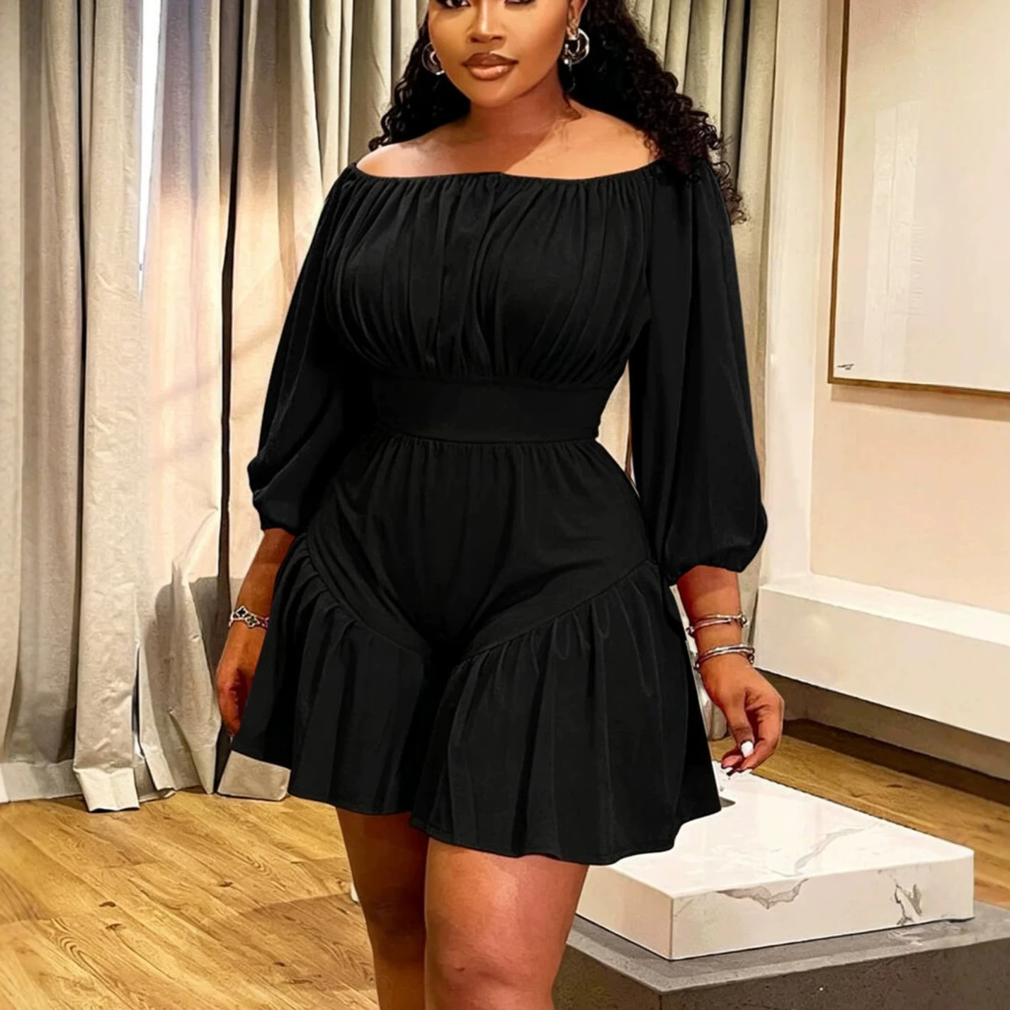 Jumpsuits Women One Piece Full Sleeve Off Shoulder Overalls Short Pants Skirts Elastic Waist Rompers Y2k Streetwear Jumpsuit
Jumpsuits Women One Piece Full Sleeve Off Shoulder Overalls Short Pants Skirts Elastic Waist Rompers Y2k Streetwear Jumpsuit