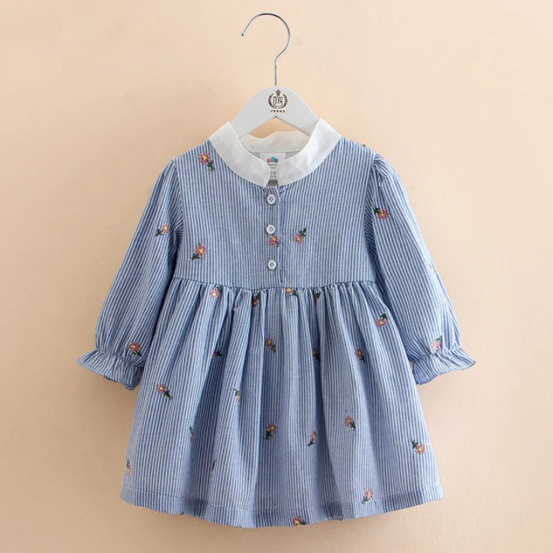 2024 Spring Autumn 2 3 4 6 8 10 12 Years Long Sleeve Children Embroidery Floral Pattern Crew Neck Baby Kids Girl Striped Dress
2024 Spring Autumn 2 3 4 6 8 10 12 Years Long Sleeve Children Embroidery Floral Pattern Crew Neck Baby Kids Girl Striped Dress