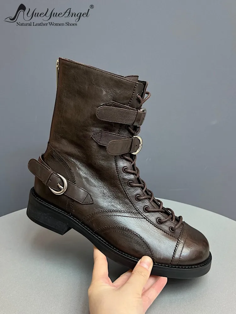 Новые женские лоскутные туфли из коровьей кожи с круглым носком, удобные модные ботильоны на среднем каблуке, элегантная дизайнерская женская обувь
Новые женские лоскутные туфли из коровьей кожи с круглым носком, удобные модные ботильоны на среднем каблуке, элегантная дизайнерская женская обувь