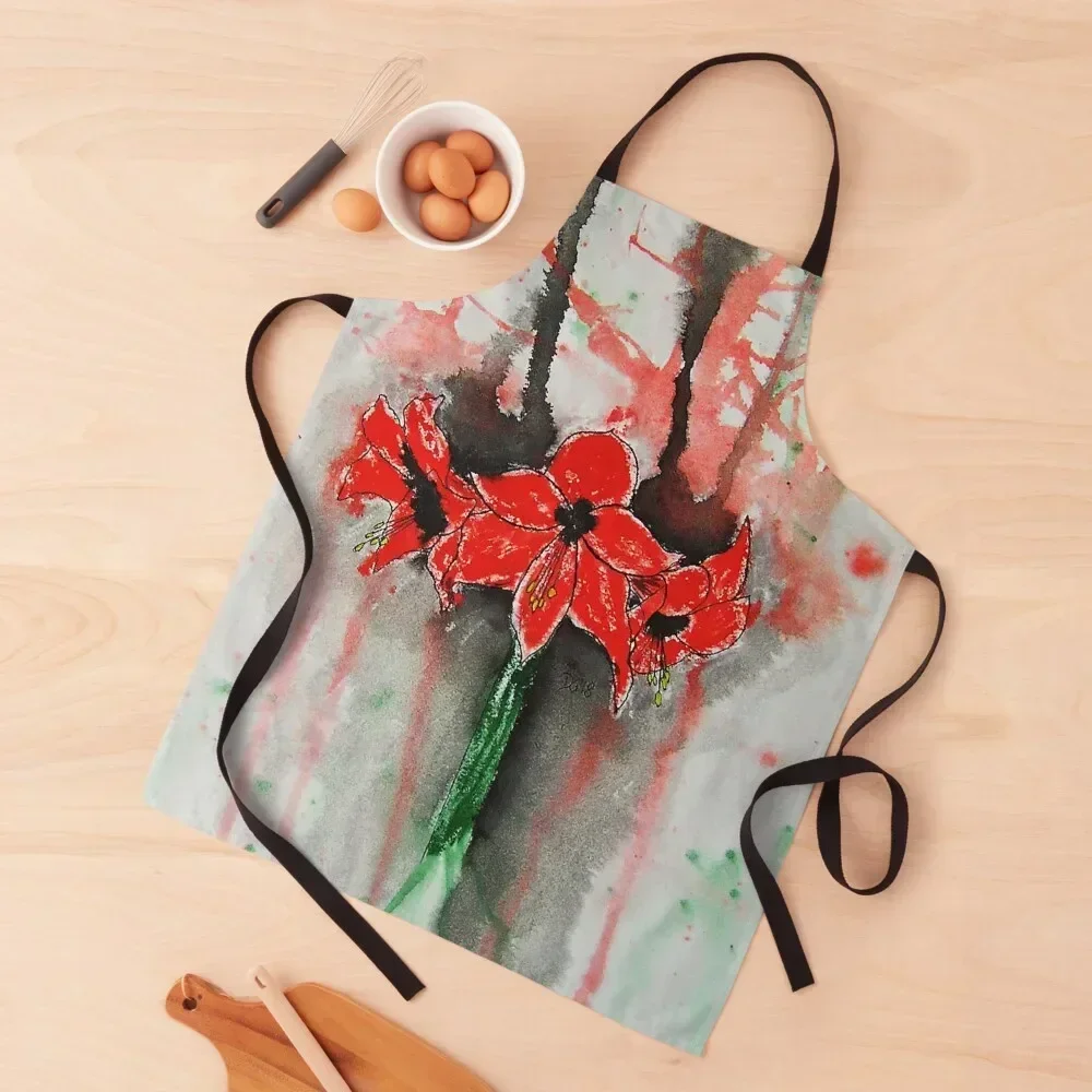 Amaryllis / watercolor Apron cleanings Christmas gift men Waterproof Kitchen Woman Apron
Amaryllis / watercolor Apron cleanings Christmas gift men Waterproof Kitchen Woman Apron