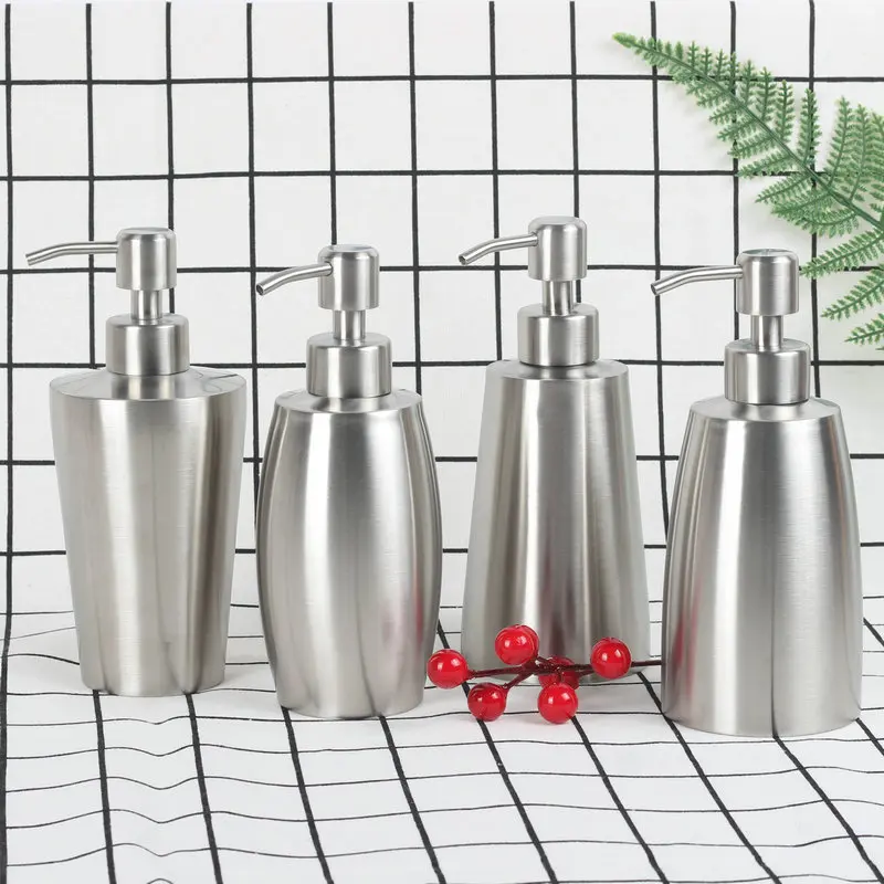 304 Stainless Steel Soap Dispenser Hand Sanitizer Shampoo and Shower Gel Liquid Sub-Bottling Home Kitchen Bathroom Accessories
304 Stainless Steel Soap Dispenser Hand Sanitizer Shampoo and Shower Gel Liquid Sub-Bottling Home Kitchen Bathroom Accessories