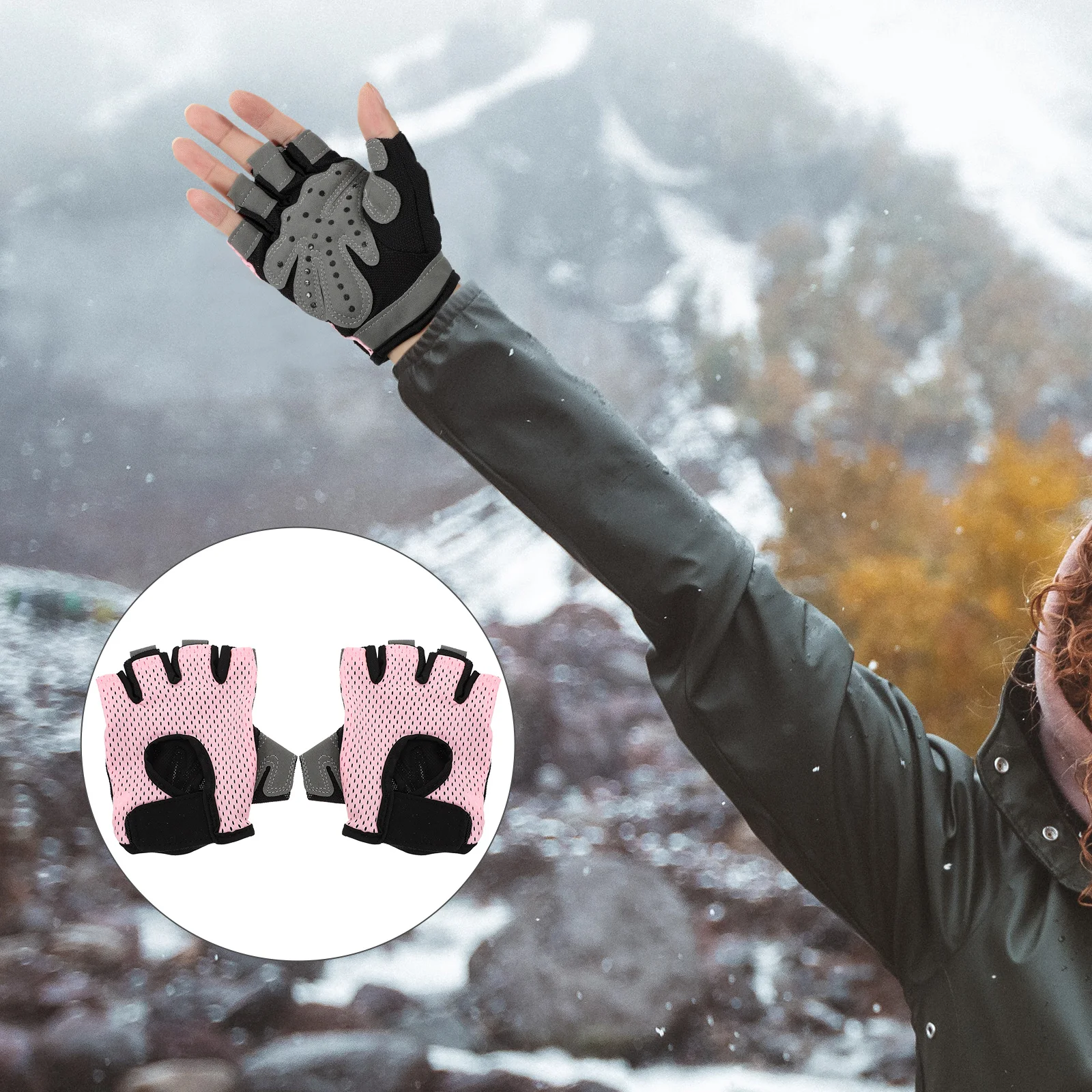 1Pair Cycling Gloves Half Finger Breathable Nylon Anti-Skid Shock-Absorbing Outdoor Riding Mittens Sports Fitness Gloves
1Pair Cycling Gloves Half Finger Breathable Nylon Anti-Skid Shock-Absorbing Outdoor Riding Mittens Sports Fitness Gloves