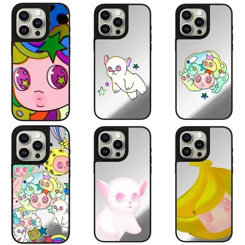 Black Border Mirror Surface MagSafe Cartoon Big Eyes Girl Pattern iPhone 11 12 13 14 15 Pro Max Protective Case
Black Border Mirror Surface MagSafe Cartoon Big Eyes Girl Pattern iPhone 11 12 13 14 15 Pro Max Protective Case