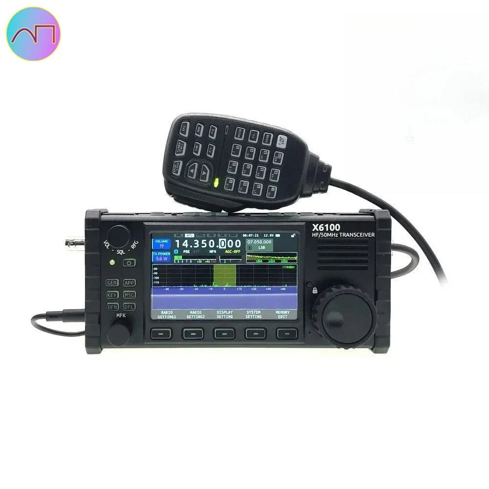 X6100 50MHz HF Transceiver Portable SDR Shortwave Transceiver With Antenna Tuner All Mode Transceiver
X6100 50MHz HF Transceiver Portable SDR Shortwave Transceiver With Antenna Tuner All Mode Transceiver
