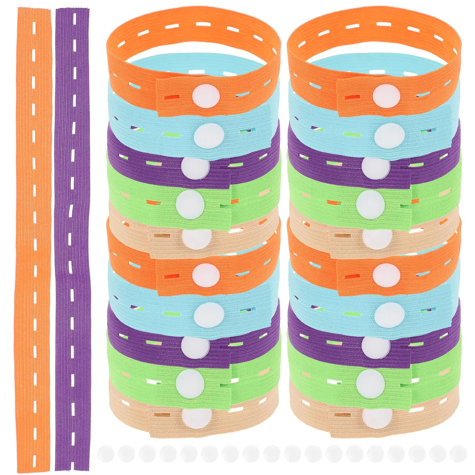 50 Pcs Elasticity Clothes Straps Travel Belt Hanging Closet Organizer Nylon Buttonhole Folding
50 Pcs Elasticity Clothes Straps Travel Belt Hanging Closet Organizer Nylon Buttonhole Folding