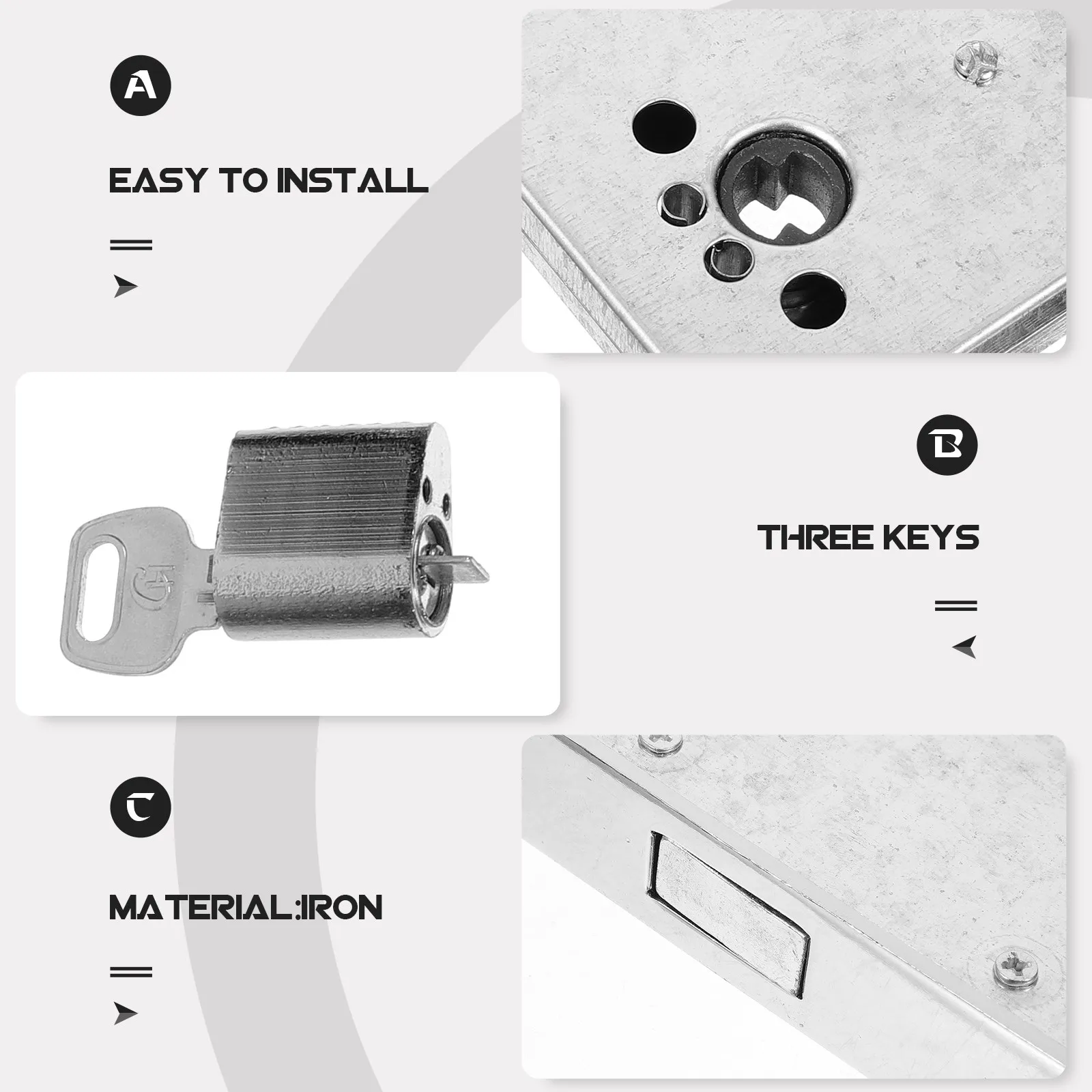 1Set Pipeline Well Mortise Lock Heavy Duty Iron Core Commercial Door Lock Set with 3 Keys Fireproof Theft Proof Quick Install
1Set Pipeline Well Mortise Lock Heavy Duty Iron Core Commercial Door Lock Set with 3 Keys Fireproof Theft Proof Quick Install