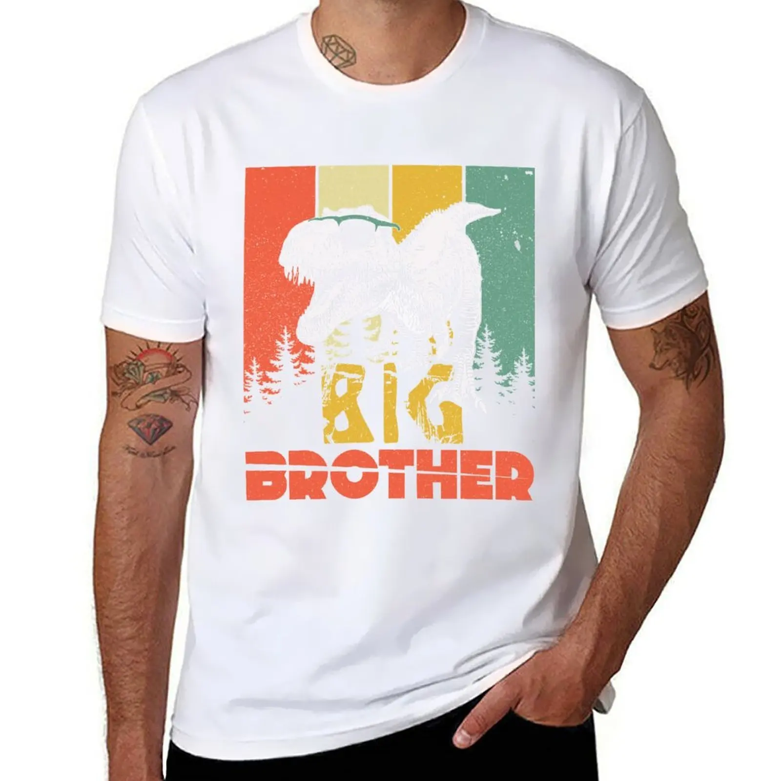 Big Brother Trex Dinosaur T-Shirt black cotton t-shirt plain for man package man t shirt summer T-Shirt
Big Brother Trex Dinosaur T-Shirt black cotton t-shirt plain for man package man t shirt summer T-Shirt