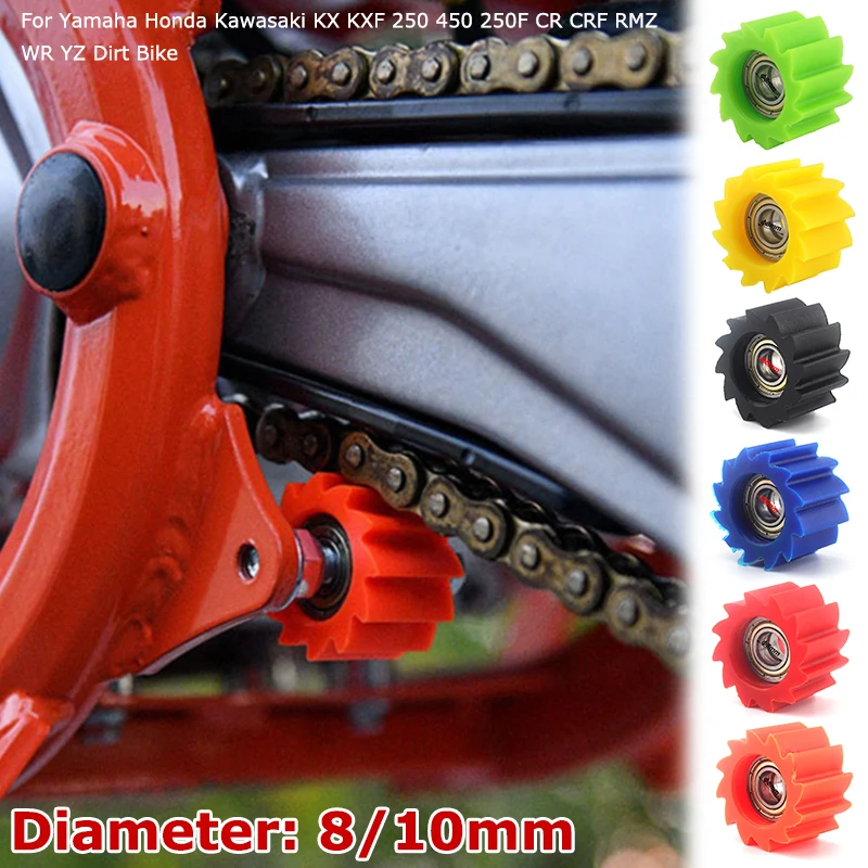 Dia 8/10mm Universal Motorcycle Pulley Wheel Drive Chain Roller Tensioner For KX KXF 250 450 250F CR CRF RMZ WR YZ Dirt Bike
Dia 8/10mm Universal Motorcycle Pulley Wheel Drive Chain Roller Tensioner For KX KXF 250 450 250F CR CRF RMZ WR YZ Dirt Bike