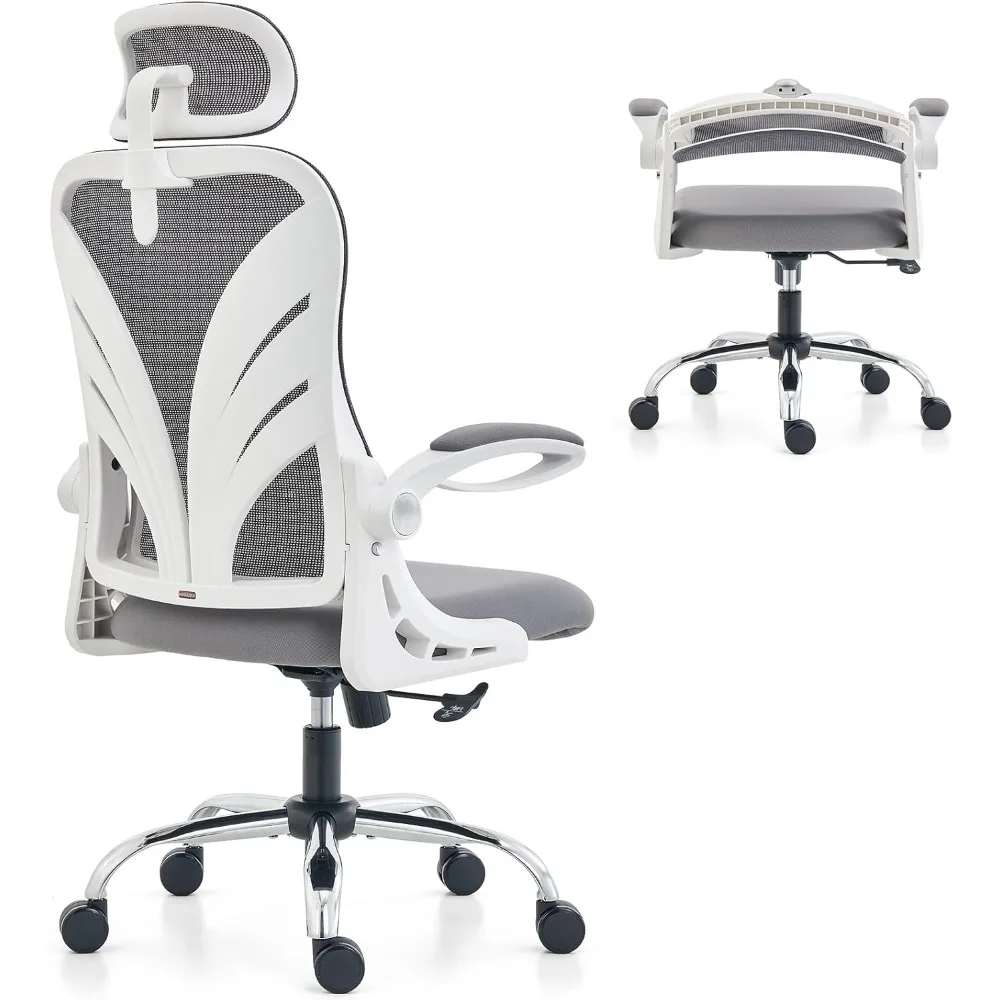 Computer Desk Chair With Flip-up Armrests White Ergonomic Office Chair With Foldable Backrest Gaming Armchair Game Special
Computer Desk Chair With Flip-up Armrests White Ergonomic Office Chair With Foldable Backrest Gaming Armchair Game Special